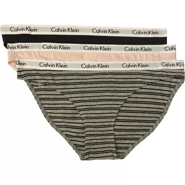 Calvin Klein Womens Radiant Cotton Bikini Panty 3 PackBlackqp1258062Ps 3