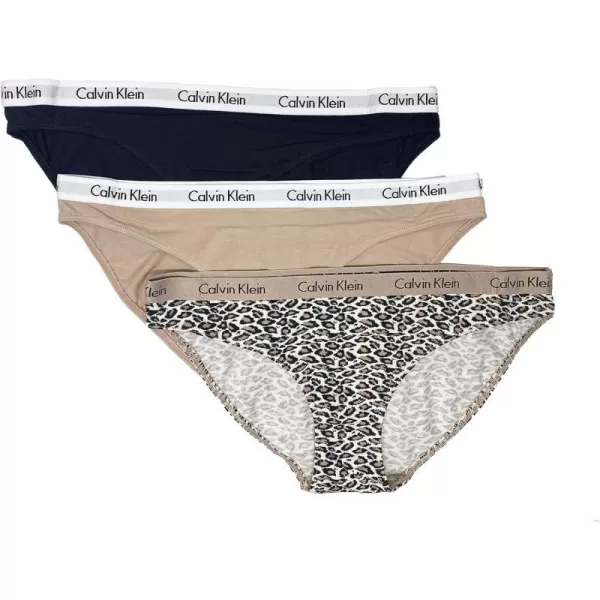 Calvin Klein Womens Radiant Cotton Bikini Panty 3 PackBlackqp1258282Bl 3