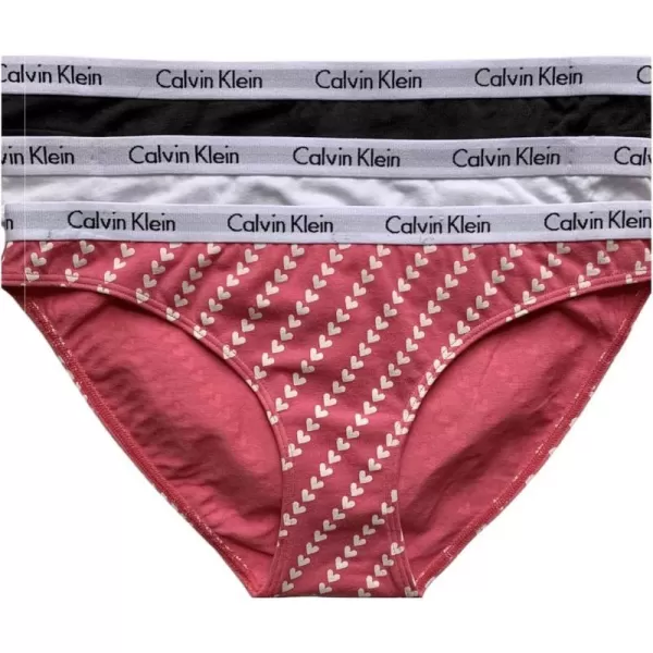 Calvin Klein Womens Radiant Cotton Bikini Panty 3 PackPinkqp1258104Bw 3