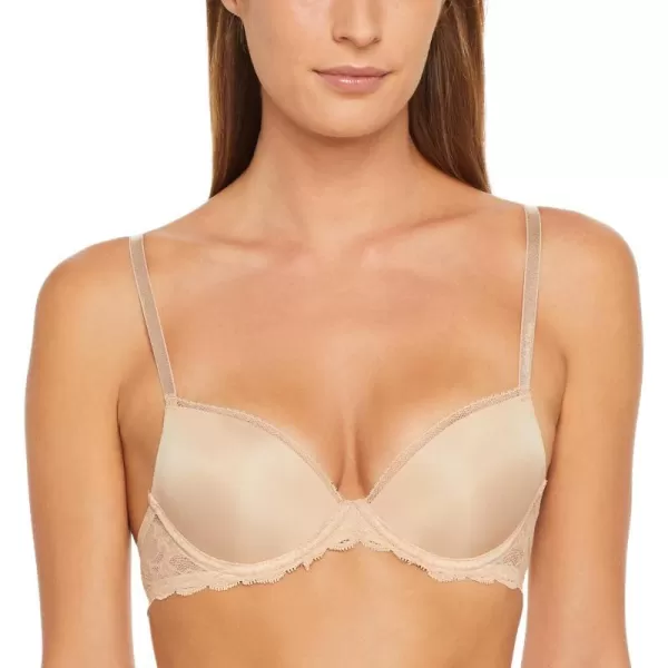 Calvin Klein Womens Seductive Comfort with Lace Demi BraBare