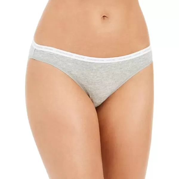 Calvin Klein Womens Standard Ck One Cotton Bikini SinglesGreyheather2