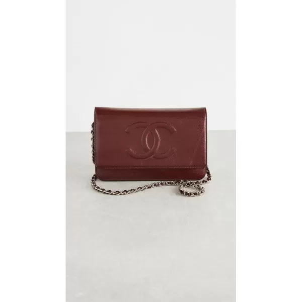 Chanel Womens PreLoved Chanel Burgundy Caviar Timeless CC Wallet On ChainChanel Womens PreLoved Chanel Burgundy Caviar Timeless CC Wallet On Chain