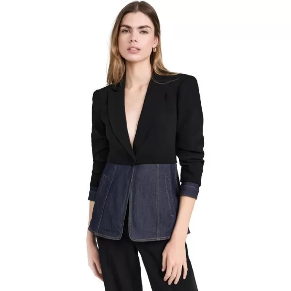 Cinq  Sept Womens Dionne BlazerBlackIndigo