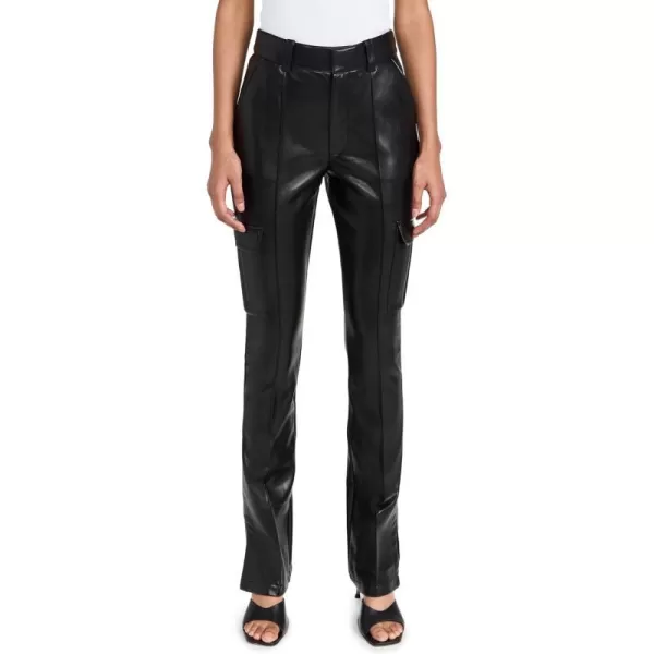 Cinq  Sept Womens Vegan Leather Norah PantsBlack