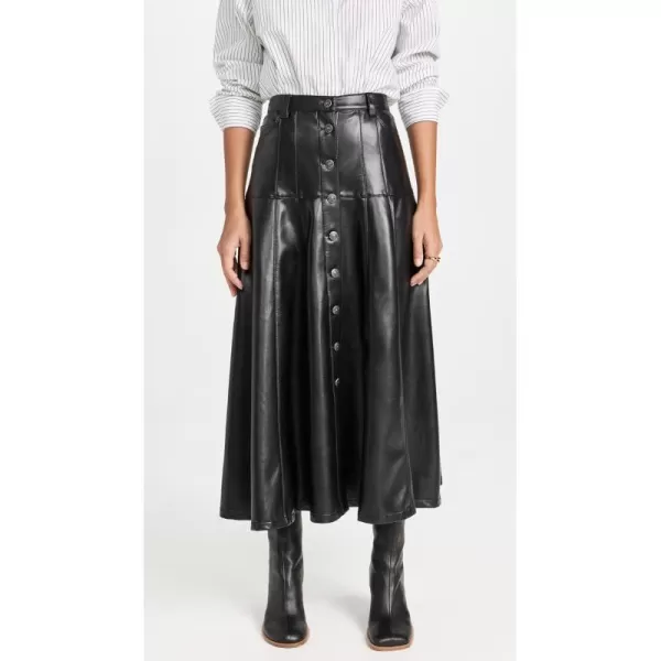 Cinq  Sept Womens Vegan Leather Veene SkirtCinq  Sept Womens Vegan Leather Veene Skirt