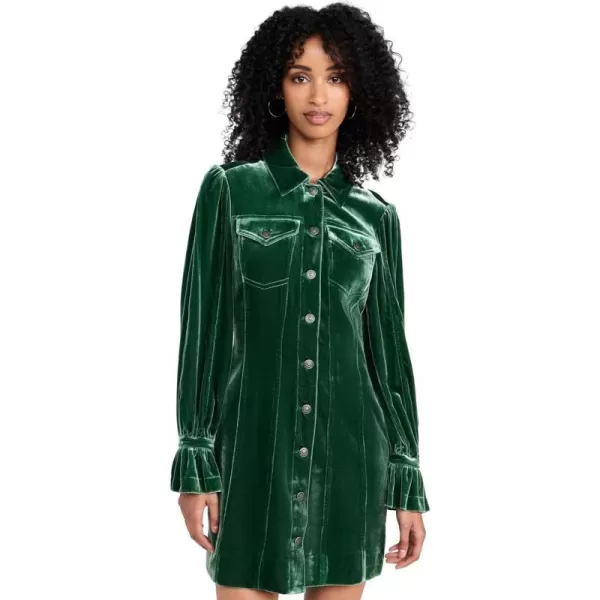 Cinq  Sept Womens Velvet Dillon DressDark Emerald