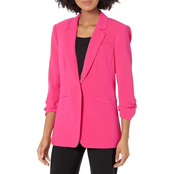 Cinq a Sept Womens Crepe Khloe BlazerHot Magenta