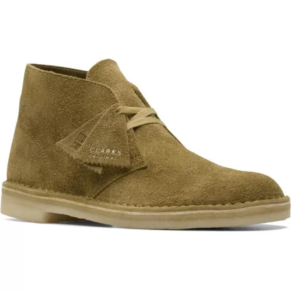 Clarks Mens Desert Chukka BootMid Green Suede