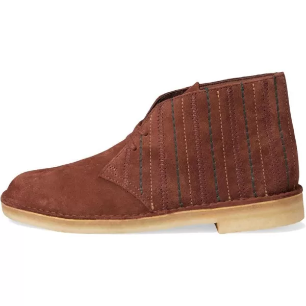 Clarks Mens Desert Chukka BootRust Brown Suede