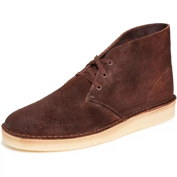 Clarks Mens Desert Coal Chukka BootBritish Tan Suede