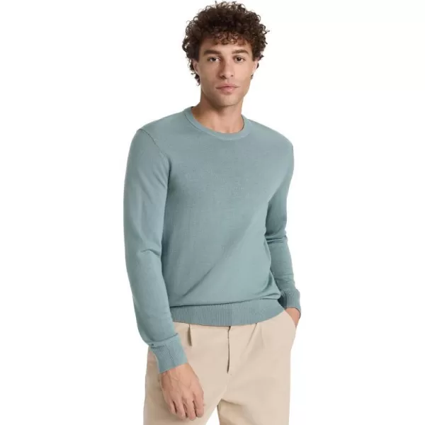 Club Monaco Mens CM Merino Crew SweaterGreenVert