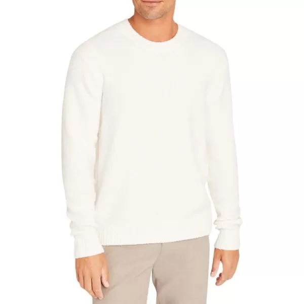 Club Monaco Mens Core Boucle Crew SweaterWhiteBlanc
