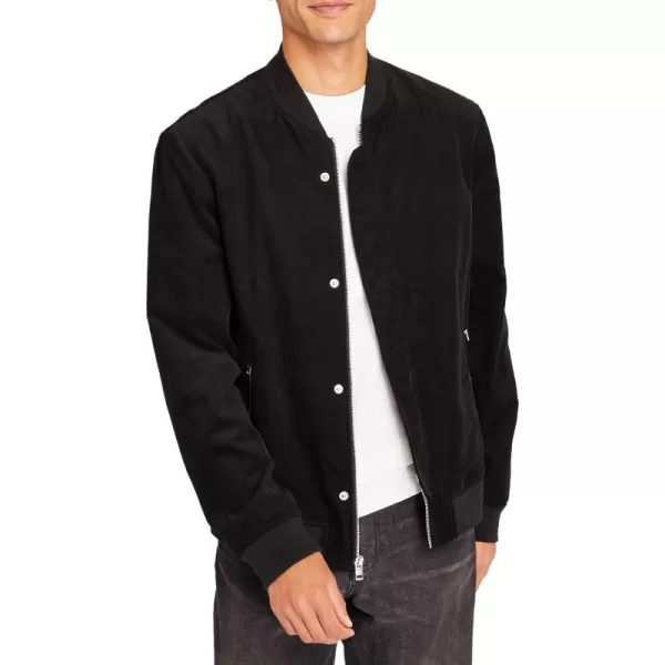 Club Monaco Mens Pinwale Corduroy ShirtBlackNoir