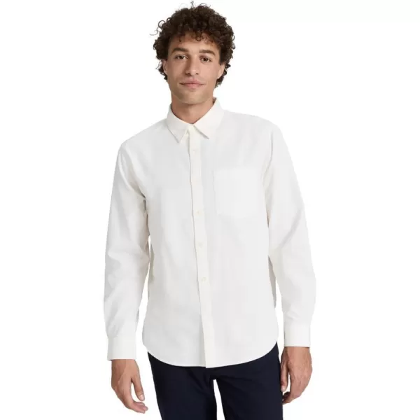 Club Monaco Mens Pinwale Corduroy ShirtCream