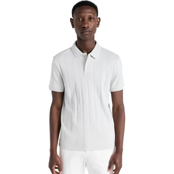 Club Monaco Mens Wide Rib PoloGreyGris