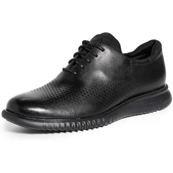 Cole Haan Mens 2Zerogrand Laser Wing OxfordBlack LeatherBlack