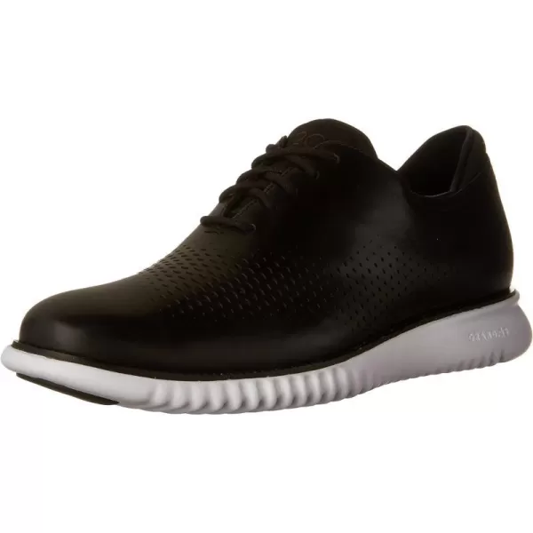 Cole Haan Mens 2Zerogrand Laser Wing OxfordBlack LeatherWhite