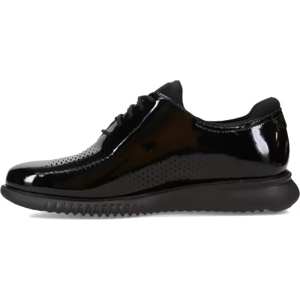 Cole Haan Mens 2Zerogrand Laser Wing OxfordBlack PatentBlack