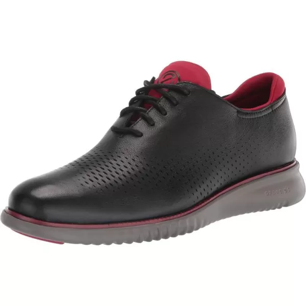 Cole Haan Mens 2Zerogrand Laser Wing OxfordBlackRio RedCharcoal