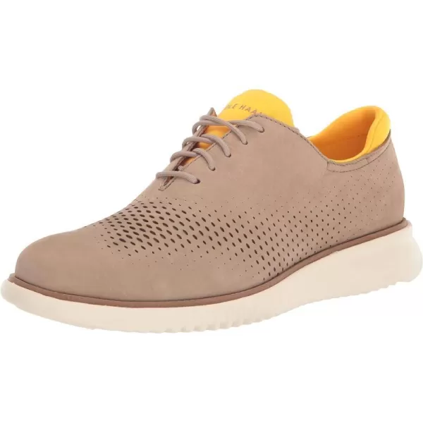 Cole Haan Mens 2Zerogrand Laser Wing OxfordDune NubuckGold FusionIvory