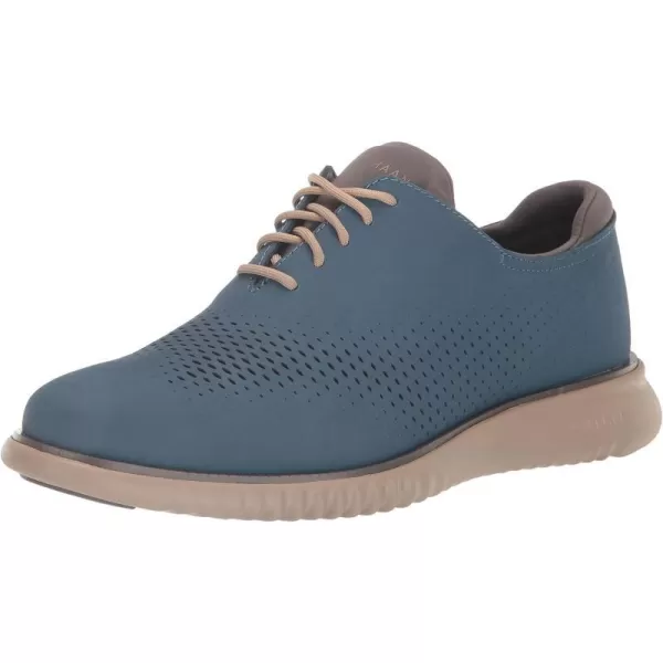 Cole Haan Mens 2Zerogrand Laser Wing OxfordEnsign Blue Nubuck