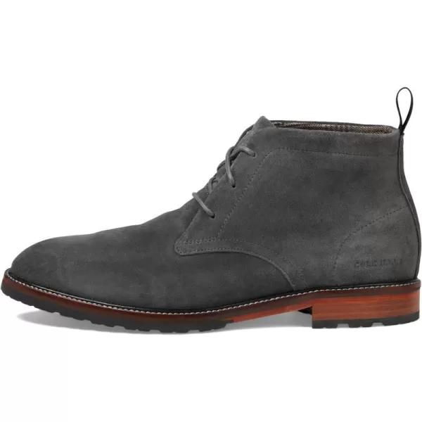 Cole Haan Mens Berkshire Lug Chukka BootTurbulence SuedeNatural Waterresistant