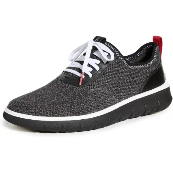 Cole Haan Mens Generation Zerogrand Stitchlite SneakerGray PinstripeBlack KnitBarbados CherryBlack