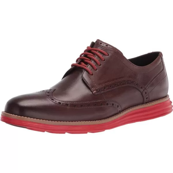 Cole Haan Mens Grand Tour Wing Oxford WoodburyIvory ShoesCh Chestnch ChestnutMolten Lava