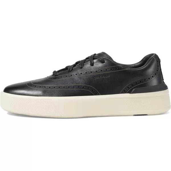 Cole Haan Mens Grandpro Crew Wing Tip SneakerBlackBirch