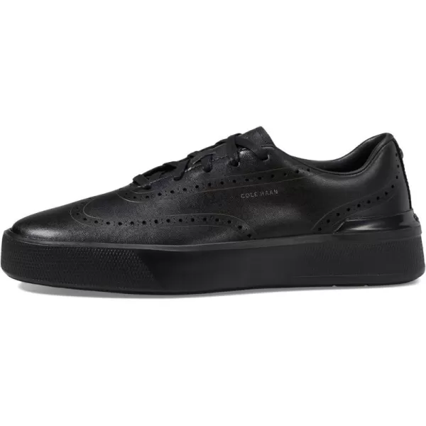 Cole Haan Mens Grandpro Crew Wing Tip SneakerBlackBlack