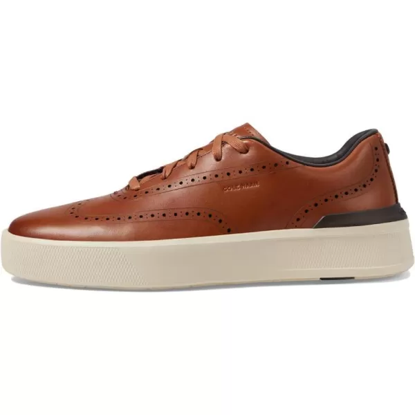 Cole Haan Mens Grandpro Crew Wing Tip SneakerBritish TanBirch