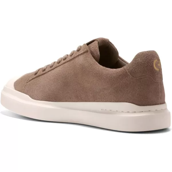 Cole Haan Mens Grandpro Rally Canvas Court Ii SneakerIrish Coffee SuedeTruffleIvory