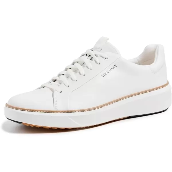 Cole Haan Mens Grandpro Rally Canvas Court Ii SneakerOptic WhiteNaturalOptic White