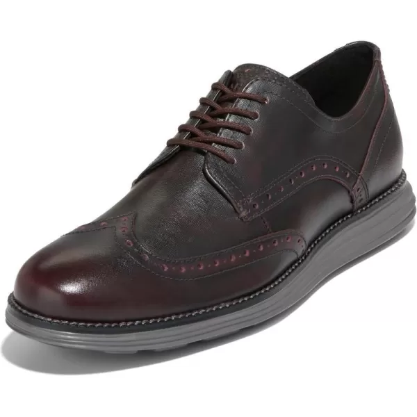 Cole Haan Mens Original Grand Shortwing OxfordBloodstone Brushoff