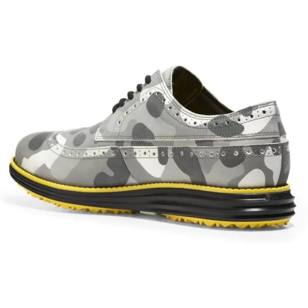 Cole Haan Mens Original Grand Shortwing OxfordGray Camo Print Wr