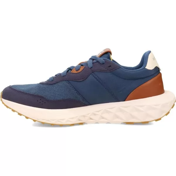 Cole Haan Mens Zerogrand All Day Runner SneakerEnsign BlueNatural TanIvory