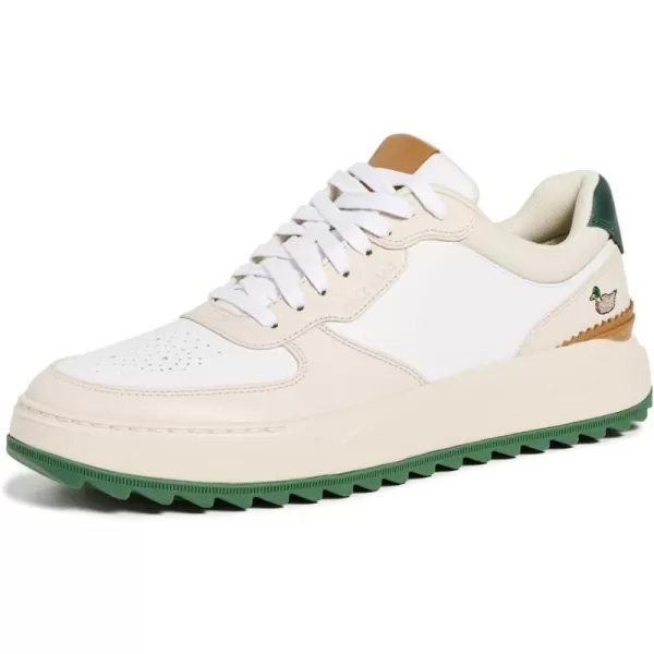 Cole Haan Mens Zerogrand All Day Runner SneakerWhite Cap GrayOptic WhiteIvoryMyrtle