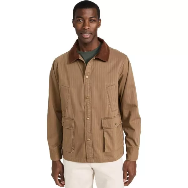 Corridor Mens Herringbone City Barn CoatBrown