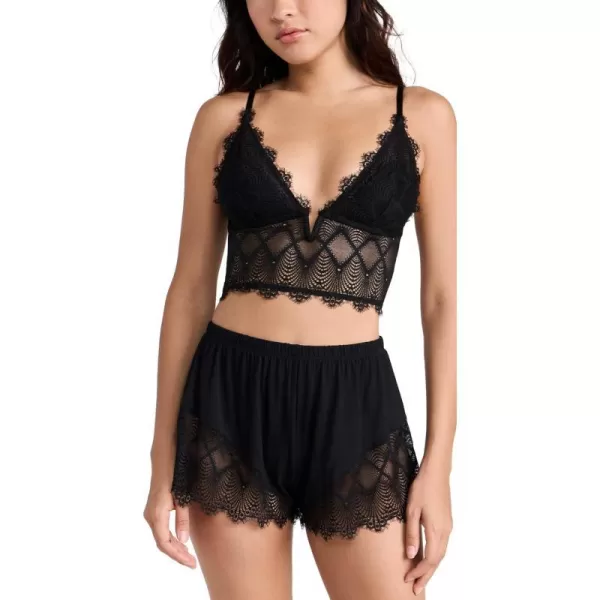 Cosabella Womens Allure Sleep Cami Boxer PJ SetBlack