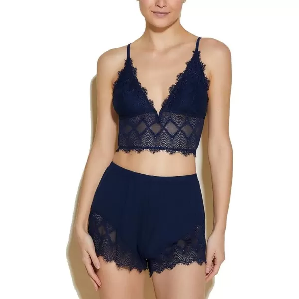 Cosabella Womens Allure Sleep Cami Boxer PJ SetNavy