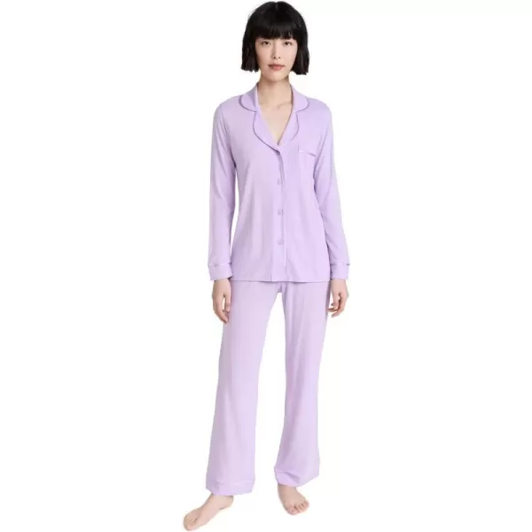 Cosabella Womens Bella Long Sleeve Top amp Pant PJ SetIcy VioletIcy Violet