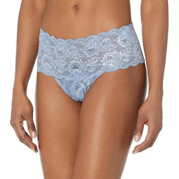 Cosabella Womens Say Never Comfie ThongNever Say Never Comfie Thong Silver Blue Diamond