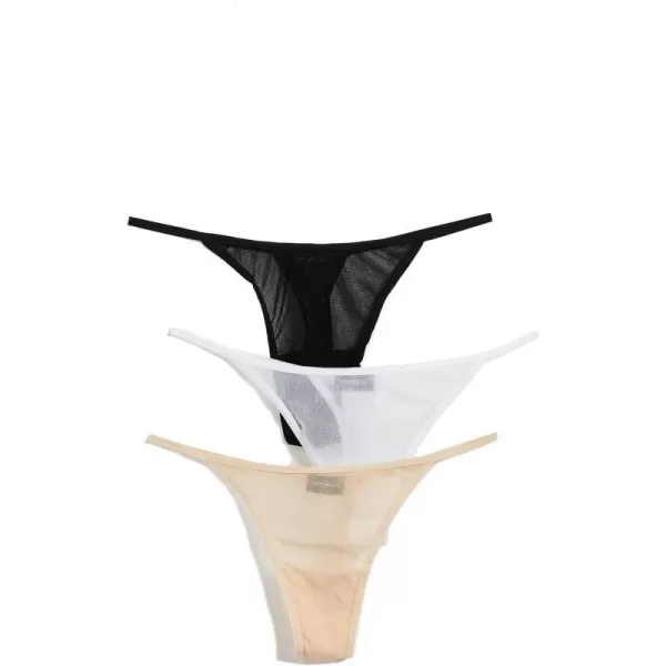 Cosabella Womens Soire Italian Thong 3 PackMulti