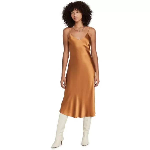 DANNIJO Womens Midi Slip DressBronze