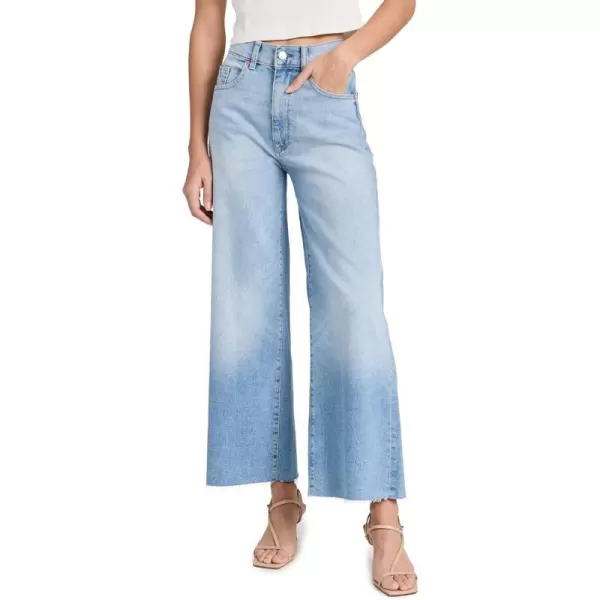 DL1961 Womens Hepburn Wide Leg High Rise Vintage JeansLt Island Park Vintage