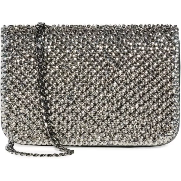 Deepa Gurnani Womens Aime ClutchGunmetal