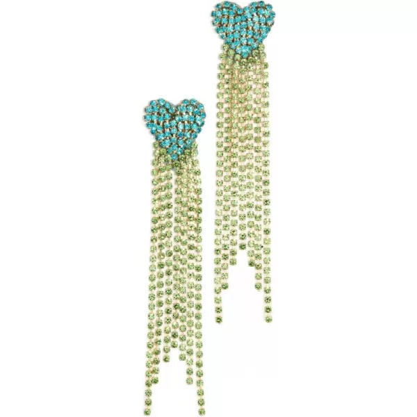 Deepa Gurnani Womens Deepa By Deepa Gurnani Divina EarringTurquoise