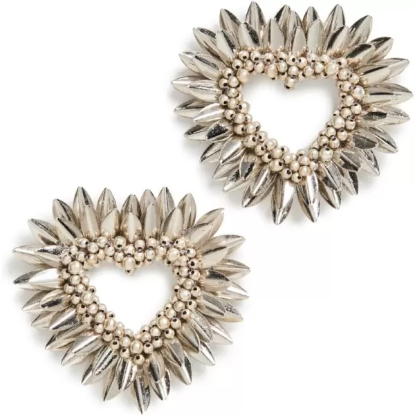 Deepa Gurnani Womens Deepa by Deepa Gurnani Keya EarringsSilver