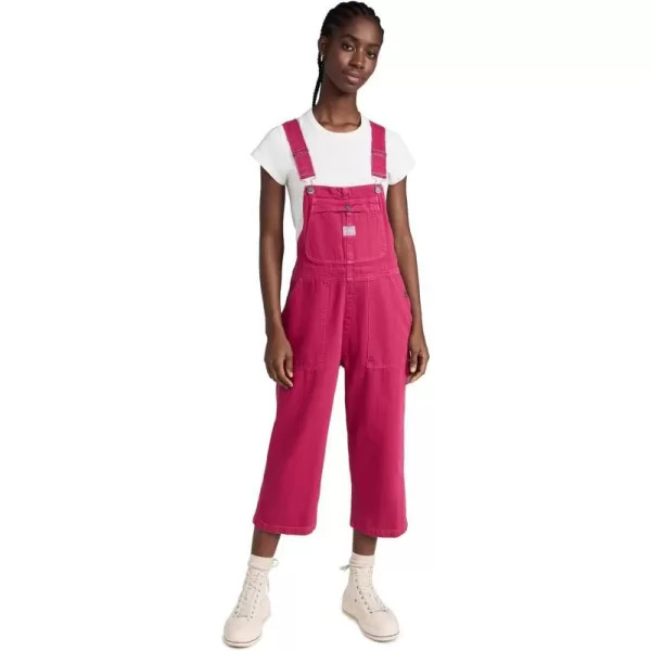 Denimist Womens Relaxed OverallsVibrant Pink