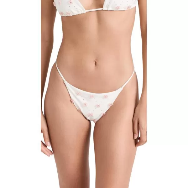 Devon Windsor Womens Giada Bikini BottomsOffwhite Crystal